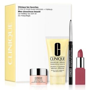 NWT Clinique Fan Favorites Skincare and Makeup Set